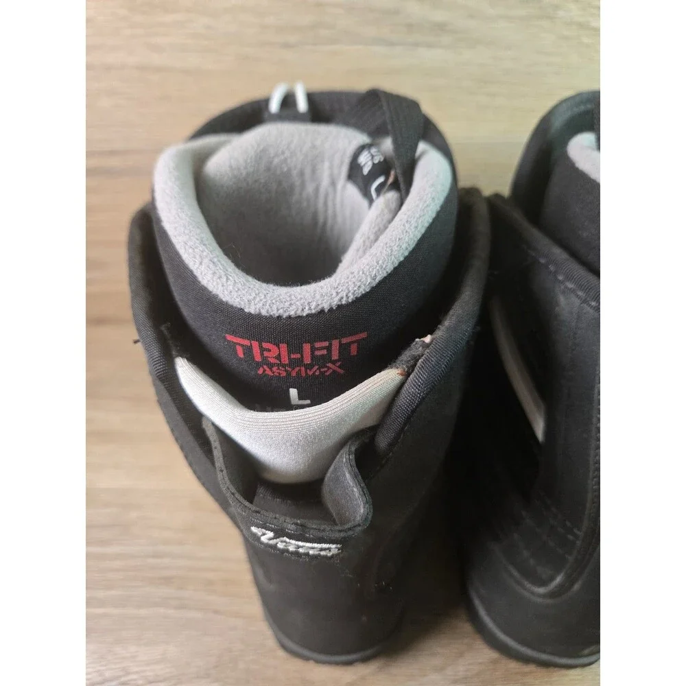Vans Encore Womens Snowboard Boots Size 9 Black BOA Tri-Fit Asym-X Snowboarding